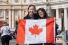 A couple of Canadians make their presence known at a recent UNIV Congress in Rome.