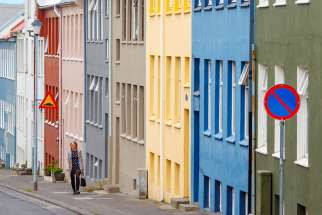A woman walks along a street in Reykjavik, Iceland, June 15. The country is on its way to &quot;eliminate&quot; people with Down syndrome, a report from CBS News explained, causing uproar in the pro-life community over the high numbers of abortions following prenatal diagnosis of Down syndrome.