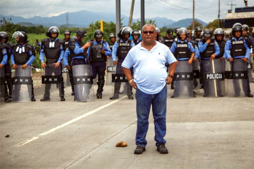 Fr. Ismael Moreno, or Padre Melo, has been the  object of  many death threats in Honduras.