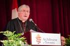 During his keynote adress at the 36th Annual Cardinal&#039;s Dinner, Cardinal Thomas Collins calls on Canadians to reflected about the future of the country. 