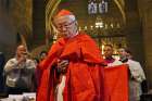 Cardinal Joseph Zen Ze-kiun, retired bishop of Hong Kong, processes prior to celebrating a pontifical high Mass Feb. 15, 2020, at St. Vincent Ferrer Church in New York City. Cardinal Zen, a trustee of a relief fund paying protesters&#039; legal bills, was detained by National Security Police May 11, 2022.