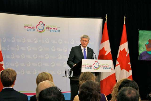 Prime Minister Stephen Harper has pledged to pump another $3.5 billion into improving maternal care.