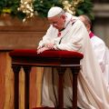 Pope, on feast of first martyr, prays for persecuted Christians