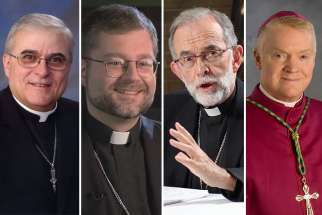 The CCCB elected Archbishop Luc Cyr of Sherbrooke, Quebec; Montreal Auxiliary Bishop Thomas Dowd; Bishop Lionel Gendron of Saint-Jean-Longueuil, Quebec; and Bishop Stephen A. Jensen of Prince George, British Colombia.
