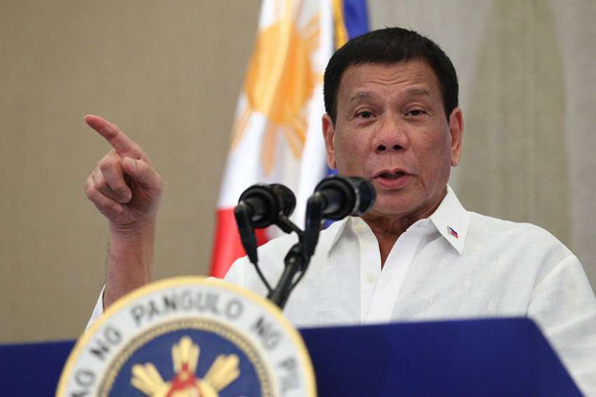 &quot;What we are against are issues, not the person,&quot; Archbishop Socrates Villegas of Lingayen-Dagupa said of Philippines’ president Rodrigo Duterte April. 4.