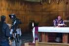 Cardinal Thomas Collins celebrates the Daily TV Mass at Toronto’s Loretto Abbey Chapel.