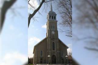 An undated photo of Ste Anne&#039;s Parish in Tecumseh, Ontario.