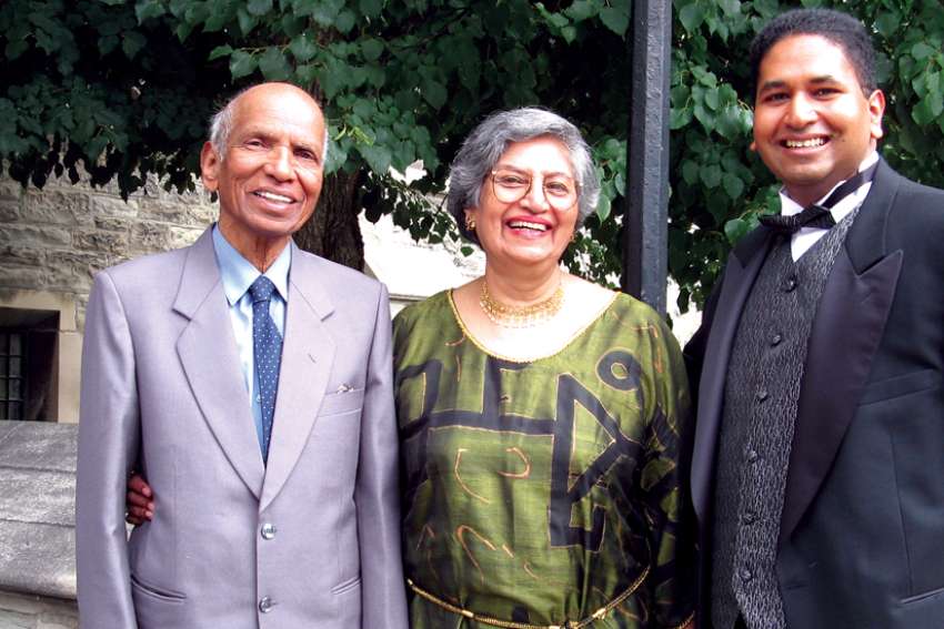The D’Souza family circa 2008. Marina’s gifts to the Church and ShareLife carry on even after her death.