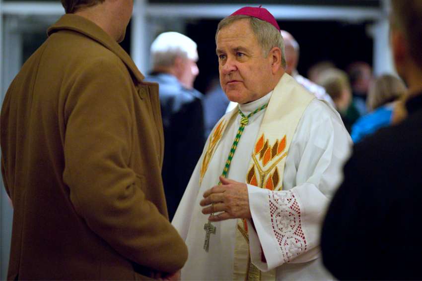 St. Louis Archbishop Robert J. Carlson is pictured in a Nov. 24, 2014, photo. As the Archdiocese of St. Louis released a list of names of archdiocesan clergy with substantiated allegations of sexual abuse of a minor July 26, 2019, Archbishop Robert Carlson acknowledged that seeing the names &quot;will be painful&quot; and publishing them &quot;will not change the past.&quot;