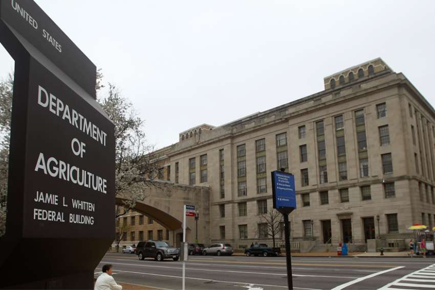 The U.S. Department of Agriculture is seen in Washington March 18, 2012. The USDA is one of several federal agencies that will be affected by proposed rules announced Jan. 16, 2020, by President Donald Trump to ensure faith-based service providers and organizations are not discriminated against in agency regulations or their grant-making process because of religion.