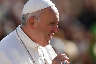  Pope Francis is pictured during his general audience in St. Peter&#039;s Square at the Vatican Nov. 7. 