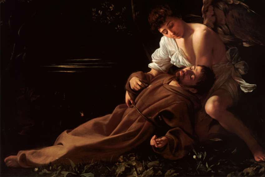 Caravaggio: Saint Francis of Assisi in Ecstasy (c. 1595) 