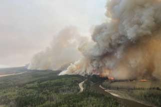 Wildfires continue to rage in Alberta.