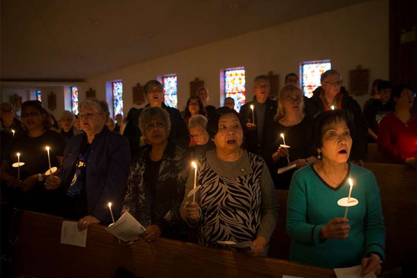 Yonge St. churches gathered for an multi-faith prayer service at St. Edward the Confessor Parish Apr. 27. The church is located just blocks from the van attack that killed 10 pedestrians on Yonge St. 