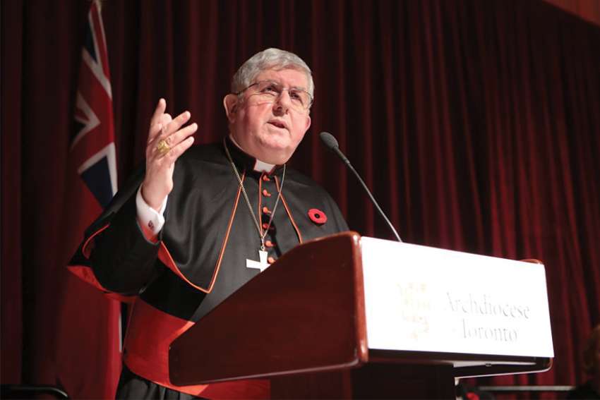 In his speech at the 39th annual Cardinal&#039;s Dinner in Toronto, Collins called Catholic health care a “bright light of hope in this valley of tears.”