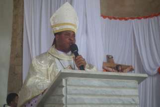 Pope Francis told the priests of Diocese of Ahiara, Nigeria to accept Bishop Peter Ebere Okpaleke, who was appointed by Pope Benedict XVI in 2012, as their bishop or face suspension.