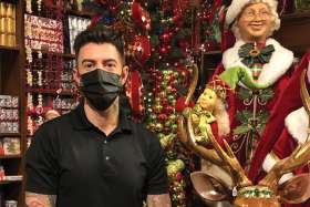Andy Czigler, owner of Tinseltown Christmas Emporium.