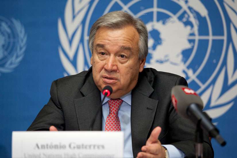 Former Portuguese Prime Minister Antonio Guterres at a press conference in Geneva Aug. 3, 2012. Guterres is nominated to be the next United Nations secretary-general starting in 2017.