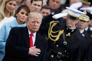 President Donald Trump on inauguration day Jan. 20. Trump has restored the Mexico City Policy which has traditionally indicated an incoming president&#039;s stance on abortion. 