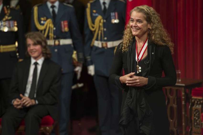 Julie Payette&#039;s delivering her installation speech as Canada&#039;s 29th Governor General on October 2, 2017. The Governor General’s anti-faith sneers in her speech to a national science and public policy conference did not seem, at first blush, reason to make sweet hosannas ring. But then the thunderclap outrage began building, and it was truly cause for prayers of thanks.