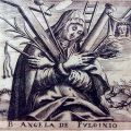 Blessed Angela of Foligno, pictured in this XVIIth century print, is one of seven men and women who&#039;s sainthood causes were advanced by Pope Francis on Oct. 9.