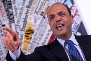 Italy Interior Minister Angelino Alfano, pictured, said he had ordered the imam, Raoudi Aldelbar, to be expelled “for seriously disturbing the peace, endangering national security and religious discrimination.”