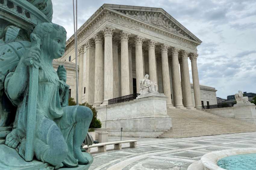 The U.S. Supreme Court in Washington is pictured May 3, 2020. In a 5-4 opinion, the court late Nov. 25 sided with the Diocese of Brooklyn, N.Y., and two synagogues in ruling that some of New York Gov. Andrew Cuomo&#039;s pandemic restrictions on houses of worship violated the First Amendment guarantee of religious freedom.