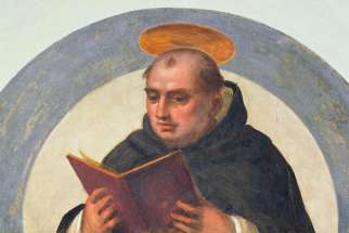 Saint Thomas Aquinas by Fra Bartolomeo, circa 1510.