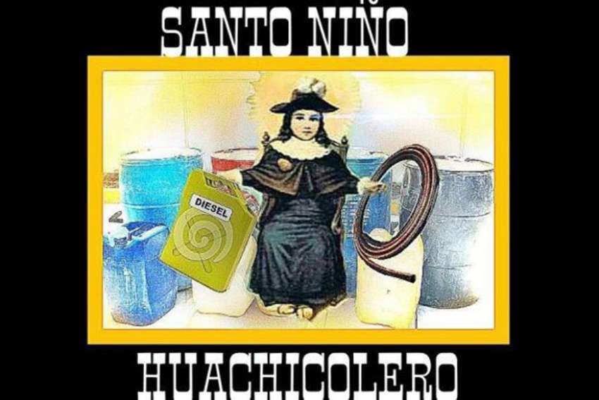 Archdiocese of Puebla is warning against the veneration of a &quot;pseudo saint&quot; bearing the name &quot;Santo Nino Huachicolero&quot; created to legitimize criminal activities such as stealing gasoline.