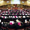 Pope Benedict XVI leads a closing session of the Synod of Bishops on the new evangelization at the Vatican in 2012. The Vatican has asked bishops around the world to consult with the laity on the next synod, on family life, scheduled for October 2014.