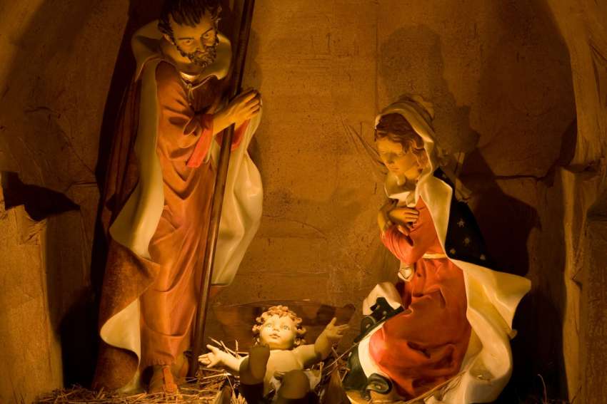 This is a creche which was among the vast collection of 1,000 crèches collected over the years at Montreal’s St. Joseph’s Oratory.