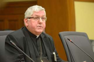 Cardinal Thomas Collins spoke at the March 23 Bill-84 hearings regarding conscience rights.