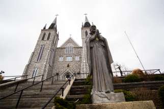 A statue of St. Jean de Brebeuf at the Martyrs’ Shrine in Midland, Ont. Recalls the long spiritual journey of Indigenous Christians in Canada.