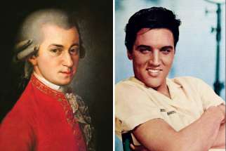Mozart and Elvis... musical rebels in their own times.