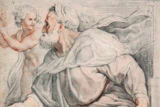 The Prophet Hesekiel by Peter Paul Rubens (1609-1610) in the Louvre