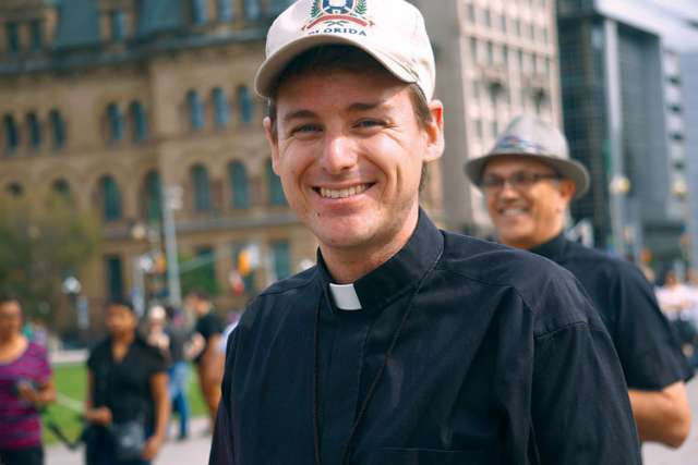 Fr. Bryan Sabourin is now assistant pastor at St. Mary’s parish in Ottawa. It’s a homecoming for the Companions of the Cross priest as it is the parish his call to the priesthood sprang from.