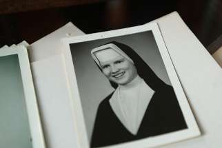 A portrait of Sister Catherine Cesnik is seen in a still from the Netflix documentary series &quot;The Keepers.&quot; As Netflix prepared to release the seven-part documentary about the unsolved 1969 murder of a Baltimore nun, officials of the Archdiocese of Baltimore reaffirmed that the church did not attempt to interfere in the investigation of the death of Sister Catherine.