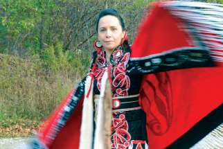 Julia Kozak, an Indigenous dancer, will be one of the guests at the annual Cardinal’s Dinner Nov. 23, presented virtually again this year.