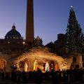 The Nativity scene in St. Peter&#039;s Square for 2011.