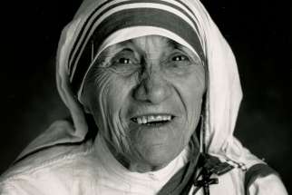 Blessed Teresa of Kolkata is pictured in 1992.