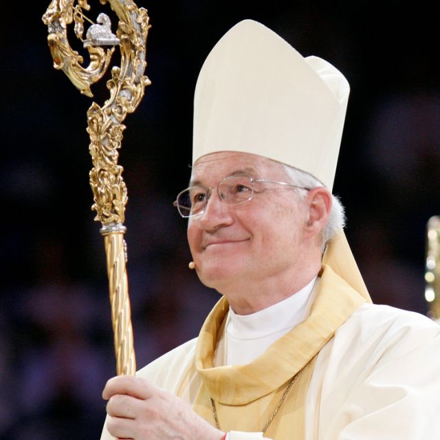 Cardinal Ouellet is pictured in a 2008 file photo at the International Eucharistic Congress in Quebec City.