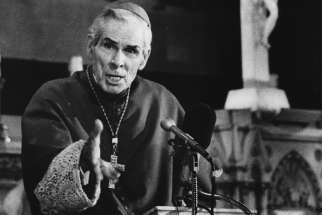 With &quot;overwhelming joy,&quot; Bishop Daniel R. Jenky of Peoria announced July 6, 2019, that Pope Francis had approved a miracle attributed to the intercession of Archbishop Fulton J. Sheen. Archbishop Sheen is pictured in an undated photo.