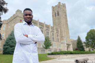 Western University student and Catholic school grad Emmanuel Akindele has created an app to help parents identify mental-health issues in their child’s social media usage.