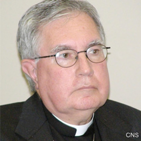 Bishop Raymond Lahey, pictured in an undated photo, is very likely to set canon law history by being dismissed from the clerical state.