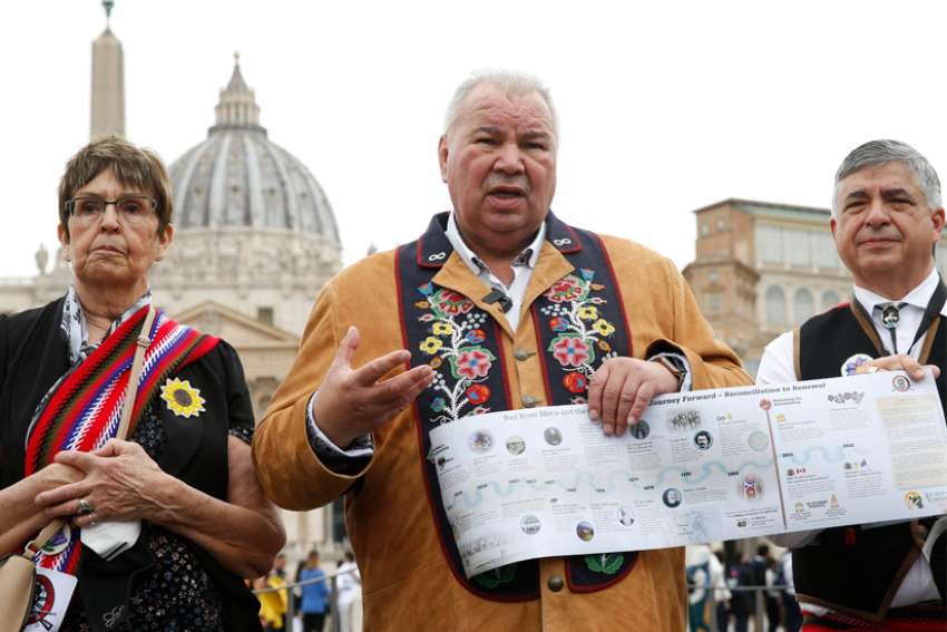 Pope Francis meets with Manitoba Métis Federation