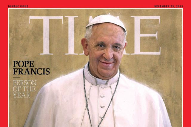 Pope Francis made the cover of Time as the magazine’s Person of the Year.