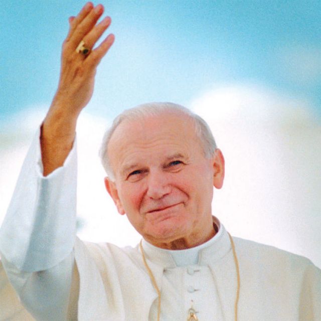 Blessed Pope John Paul II.