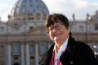 St. Joseph Sister Helen Prejean, who has worked in prison ministry and against the death penalty for decades, is pictured in St. Peter&#039;s Square at the Vatican Jan. 21. During a meeting the same day, Pope Francis asked Sister Prejean about the case of Richard Masterson, a Texas man who was executed the previous day.