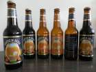 Taybe beer in three varieties - Dark, Amber, Golden.