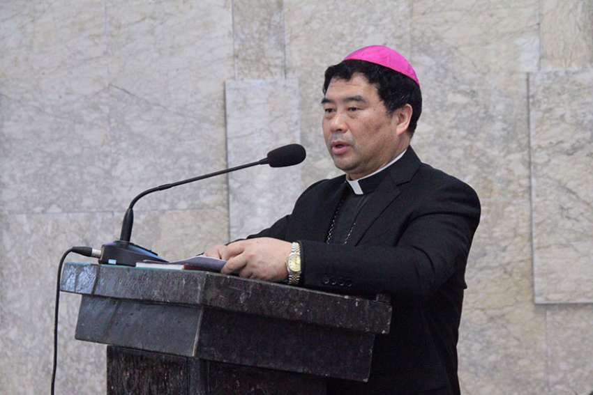 According to local Catholics, Bishop Vincent Guo Xijin of Mindong was detained by the government April 7 to prevent him from presiding over his first chrism Mass.